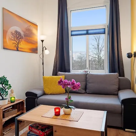 *neu*family&work*wlan*ntflx*cozy*zentrum*toplage Апартаменты Хемниц